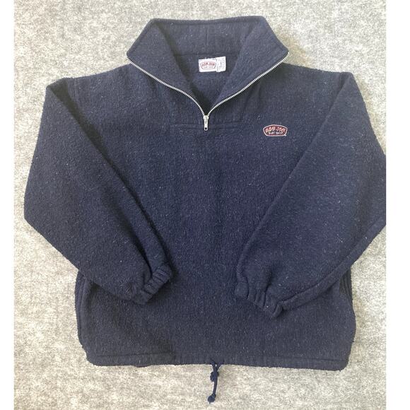 Ron Jon Surf Shop Pullover Men's XL Fleece Heavy Quarter Zip Blue Daytona Beach - Picture 1 of 7